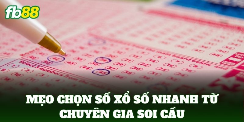 Mẹo chọn số xổ số nhanh từ chuyên gia soi cầu