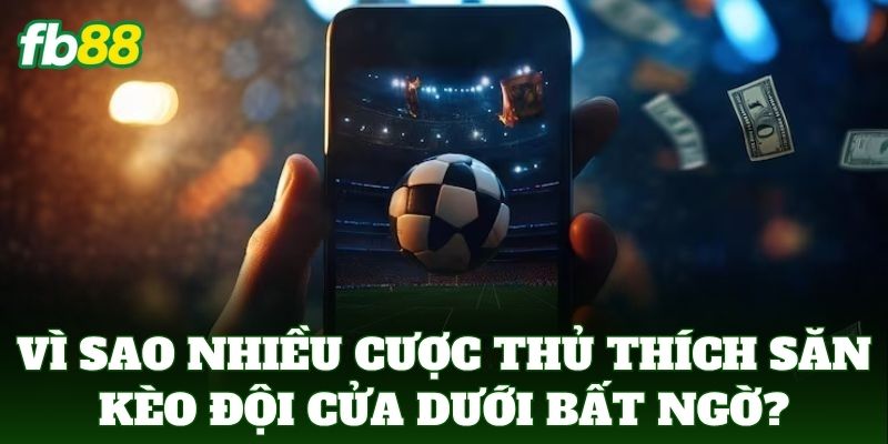 Vì sao nhiều cược thủ thích săn kèo đội cửa dưới bất ngờ?