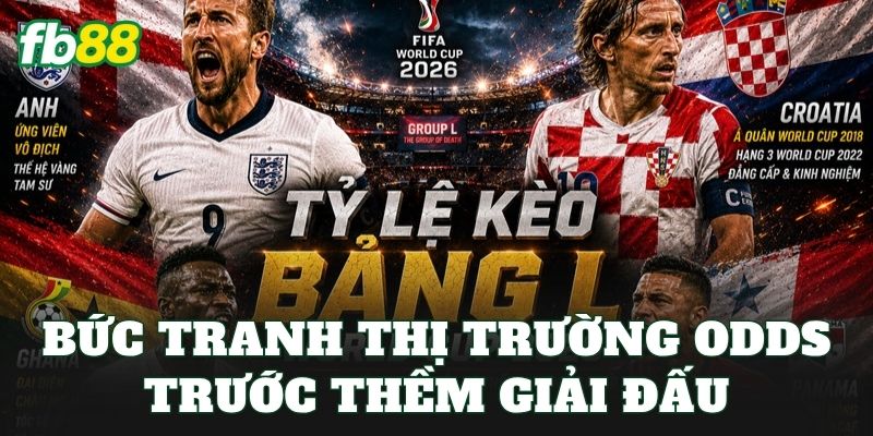 Bức tranh thị trường odds trước thềm giải đấu