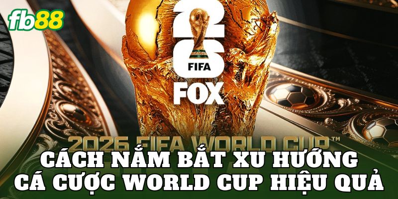 Cách nắm bắt xu hướng cá cược World Cup hiệu quả