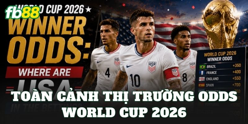 Toàn cảnh thị trường odds World Cup 2026