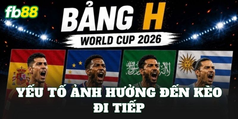 Yếu tố ảnh hưởng đến kèo đi tiếp