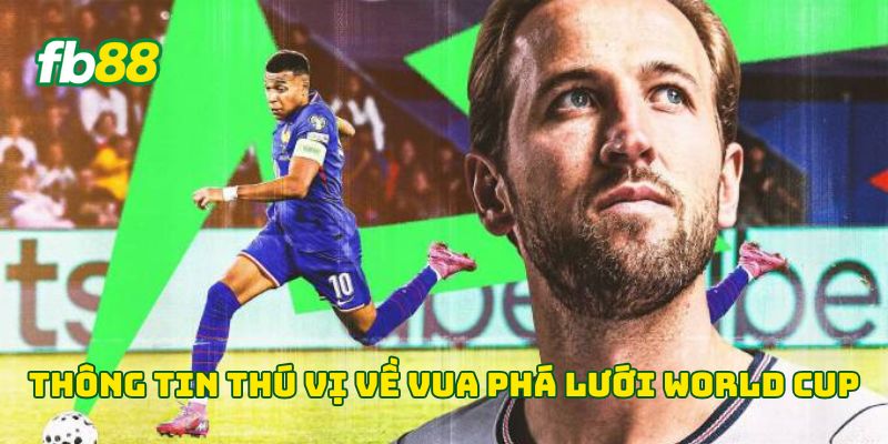 Thông tin thú vị về vua phá lưới World Cup