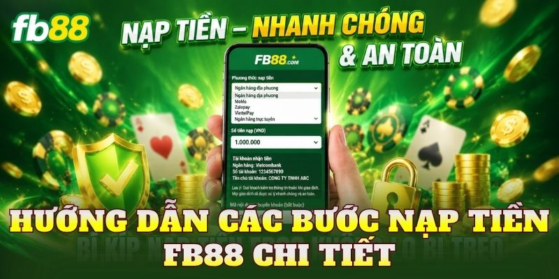 Hướng dẫn các bước nạp tiền FB88 chi tiết