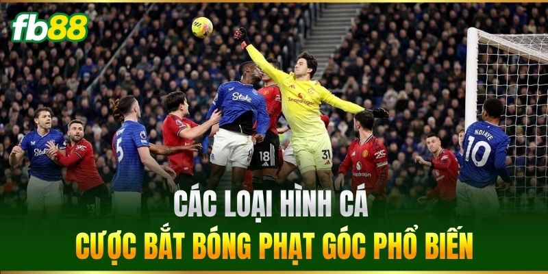 Các loại hình cá cược bắt bóng phạt góc phổ biến
