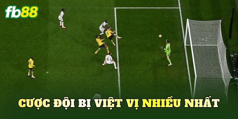 Cược Đội Bị Việt Vị Nhiều Nhất