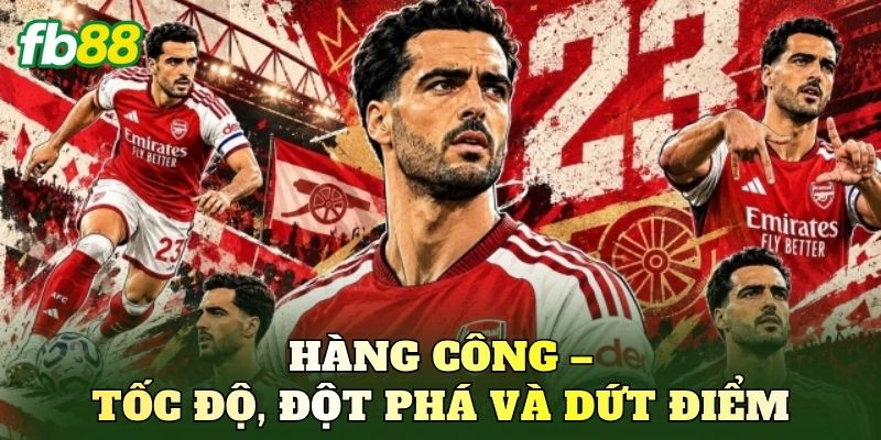 Hàng công – Tốc độ, đột phá và dứt điểm
