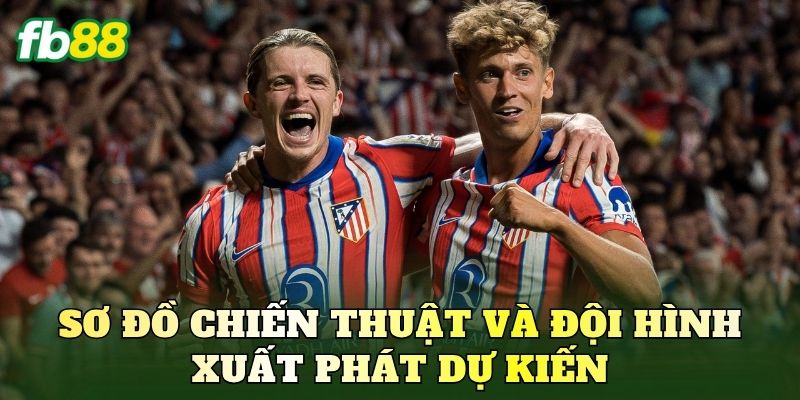 Sơ đồ chiến thuật và đội hình xuất phát dự kiến